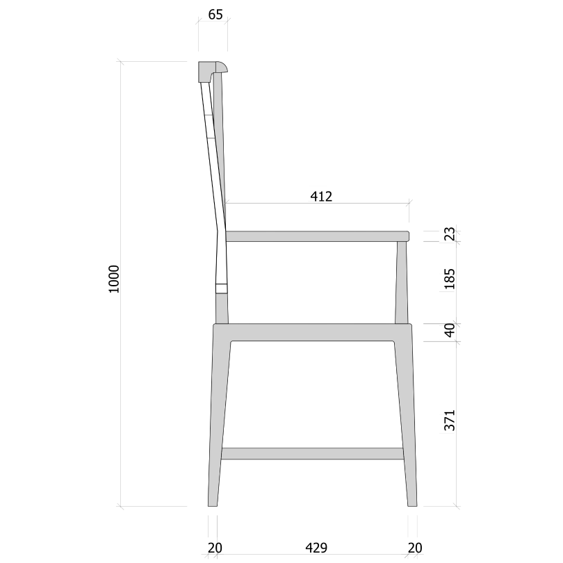 Ghế Ăn – Thiết Kế 3D